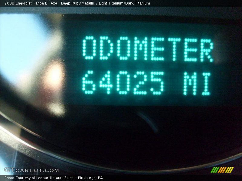 Deep Ruby Metallic / Light Titanium/Dark Titanium 2008 Chevrolet Tahoe LT 4x4