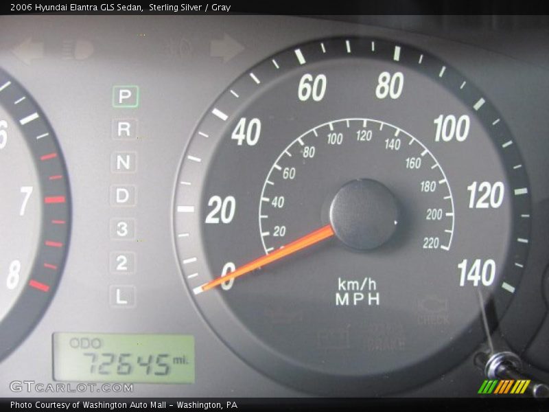 Sterling Silver / Gray 2006 Hyundai Elantra GLS Sedan