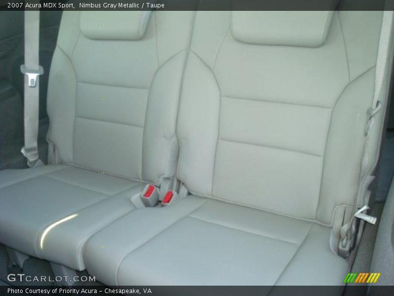Nimbus Gray Metallic / Taupe 2007 Acura MDX Sport