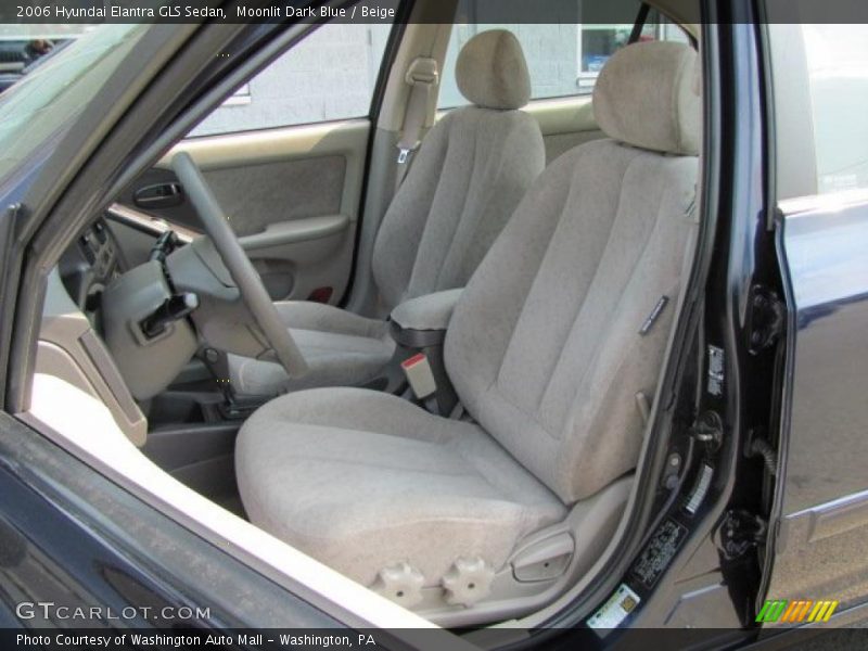 Moonlit Dark Blue / Beige 2006 Hyundai Elantra GLS Sedan