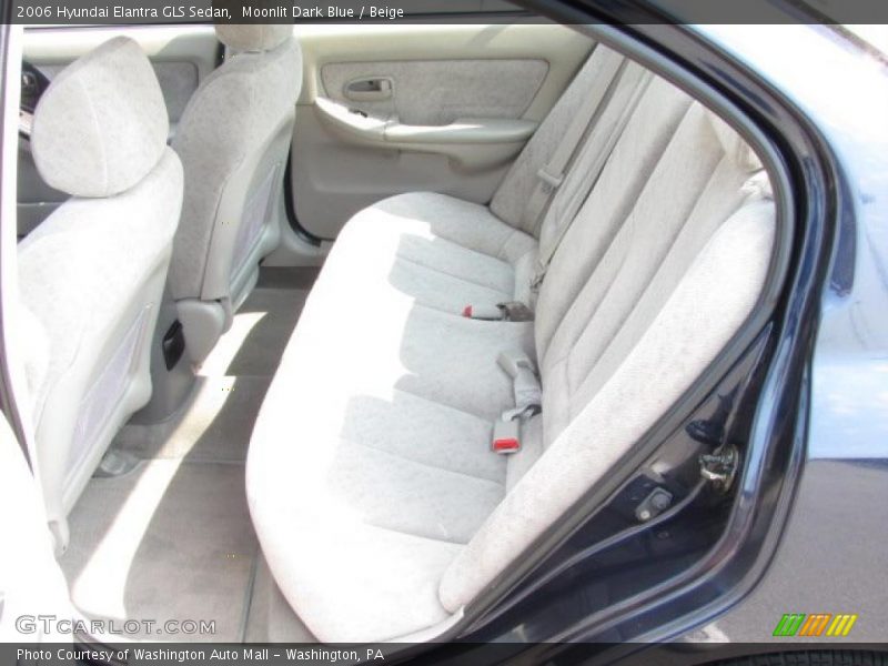 Moonlit Dark Blue / Beige 2006 Hyundai Elantra GLS Sedan