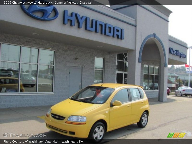 Summer Yellow / Charcoal 2006 Chevrolet Aveo LS Hatchback