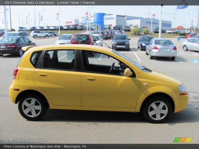 Summer Yellow / Charcoal 2006 Chevrolet Aveo LS Hatchback