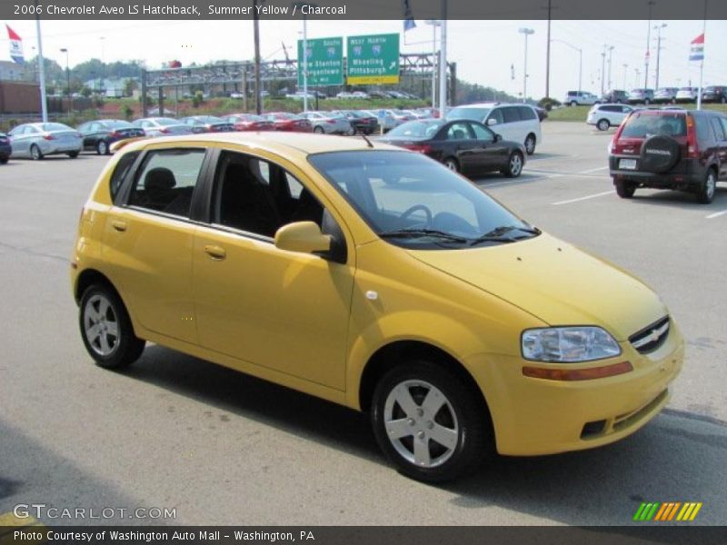 Summer Yellow / Charcoal 2006 Chevrolet Aveo LS Hatchback
