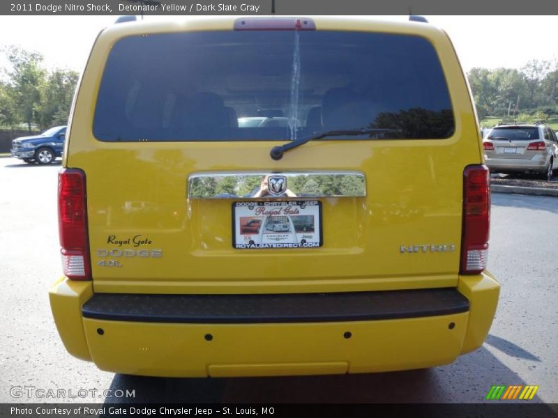 Detonator Yellow / Dark Slate Gray 2011 Dodge Nitro Shock