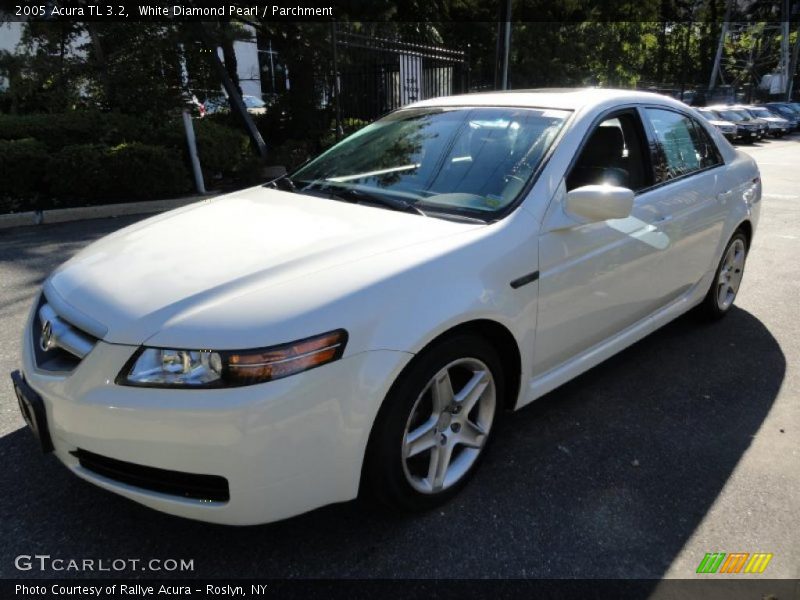 White Diamond Pearl / Parchment 2005 Acura TL 3.2