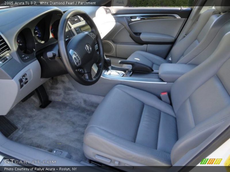 White Diamond Pearl / Parchment 2005 Acura TL 3.2