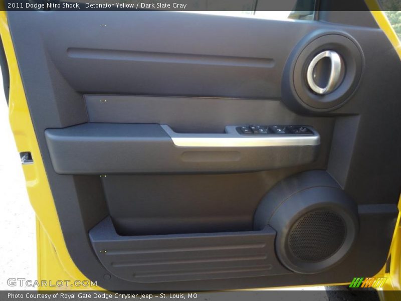 Detonator Yellow / Dark Slate Gray 2011 Dodge Nitro Shock