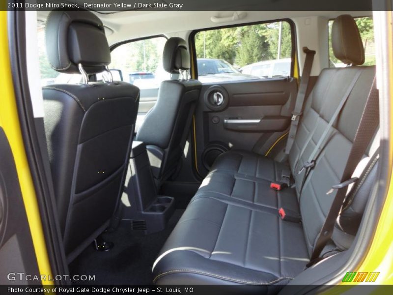 Detonator Yellow / Dark Slate Gray 2011 Dodge Nitro Shock