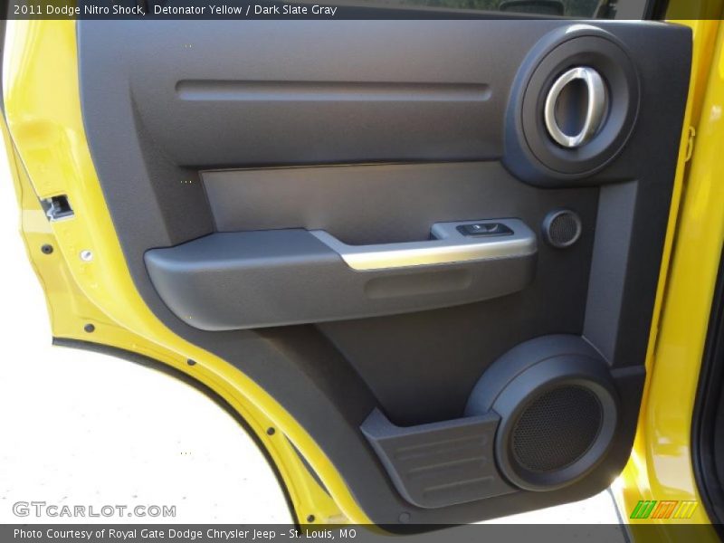 Detonator Yellow / Dark Slate Gray 2011 Dodge Nitro Shock