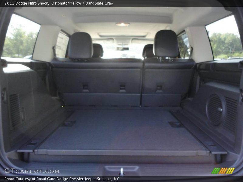 Detonator Yellow / Dark Slate Gray 2011 Dodge Nitro Shock