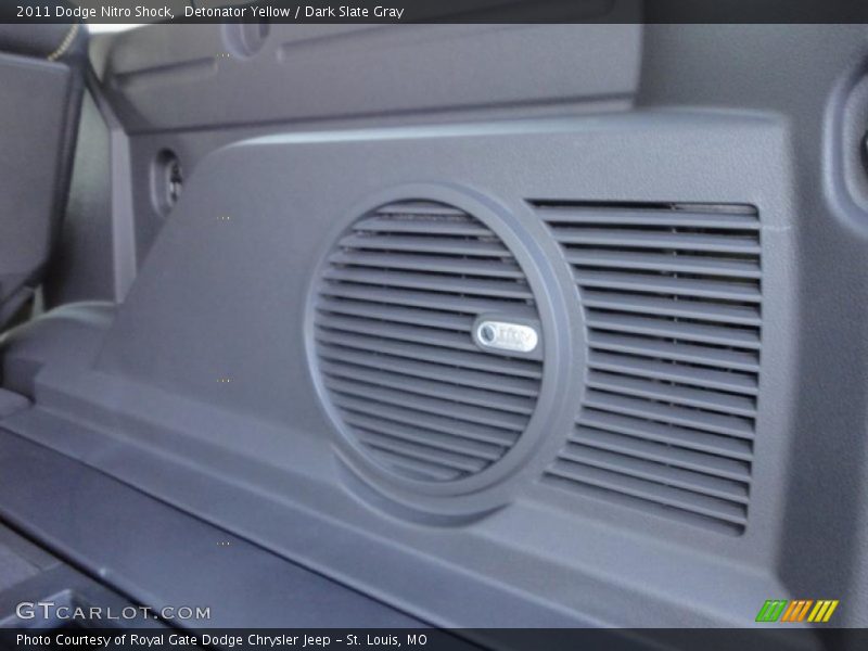 Detonator Yellow / Dark Slate Gray 2011 Dodge Nitro Shock