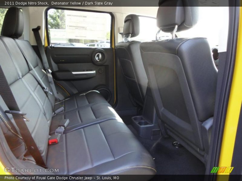 Detonator Yellow / Dark Slate Gray 2011 Dodge Nitro Shock