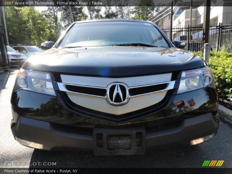 Formal Black Pearl / Taupe 2007 Acura MDX Technology