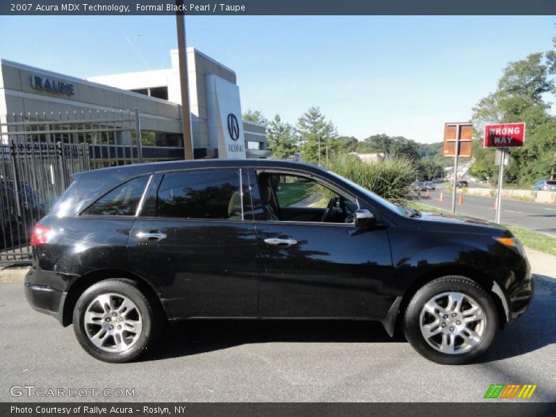 Formal Black Pearl / Taupe 2007 Acura MDX Technology