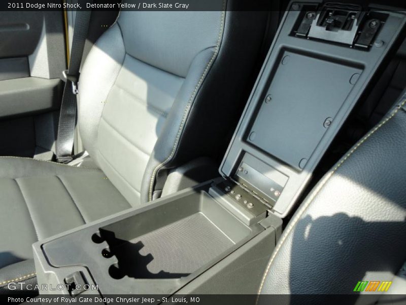 Detonator Yellow / Dark Slate Gray 2011 Dodge Nitro Shock