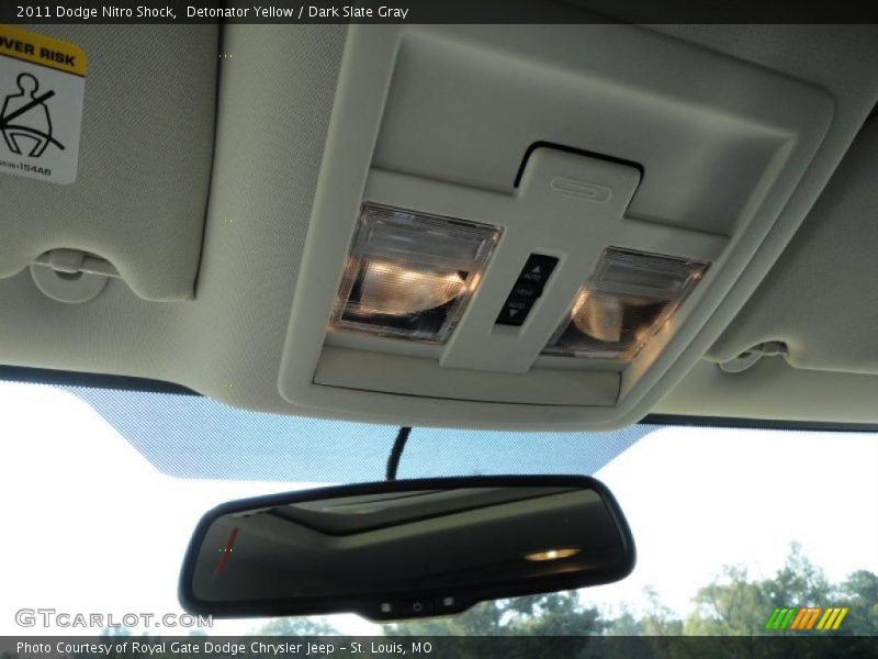 Detonator Yellow / Dark Slate Gray 2011 Dodge Nitro Shock