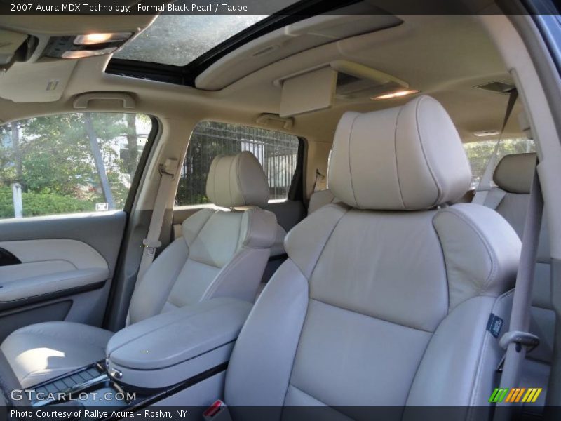 Formal Black Pearl / Taupe 2007 Acura MDX Technology