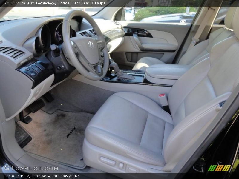 Formal Black Pearl / Taupe 2007 Acura MDX Technology