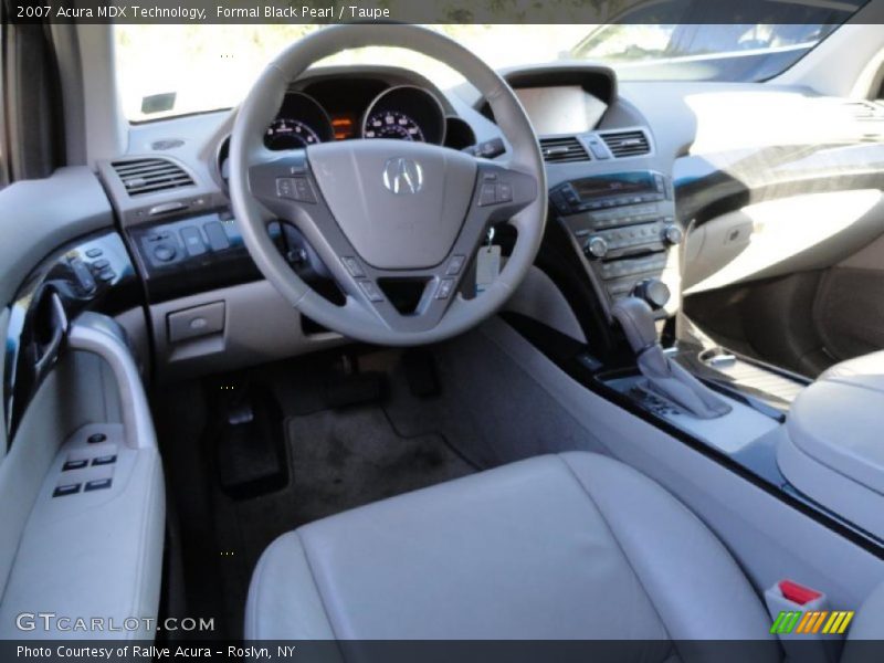 Formal Black Pearl / Taupe 2007 Acura MDX Technology