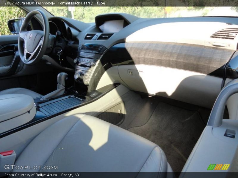 Formal Black Pearl / Taupe 2007 Acura MDX Technology