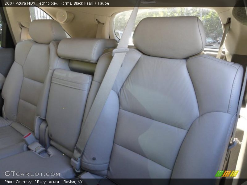 Formal Black Pearl / Taupe 2007 Acura MDX Technology