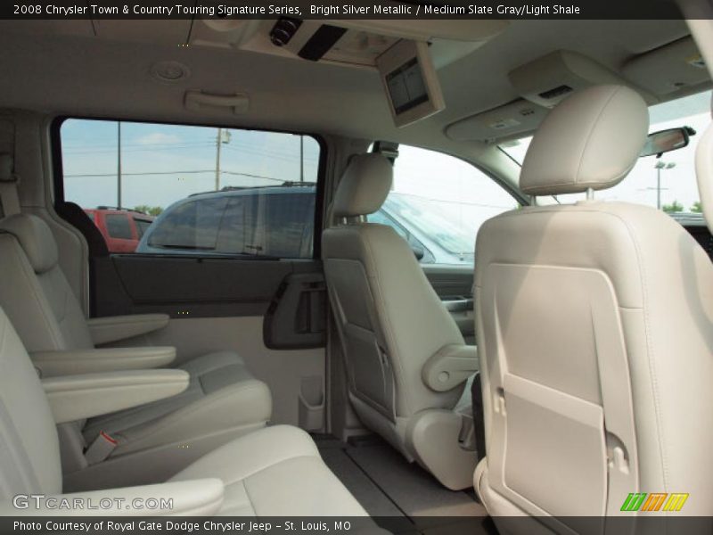 Bright Silver Metallic / Medium Slate Gray/Light Shale 2008 Chrysler Town & Country Touring Signature Series