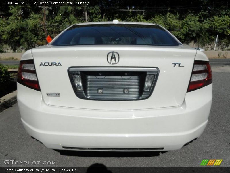 White Diamond Pearl / Ebony 2008 Acura TL 3.2