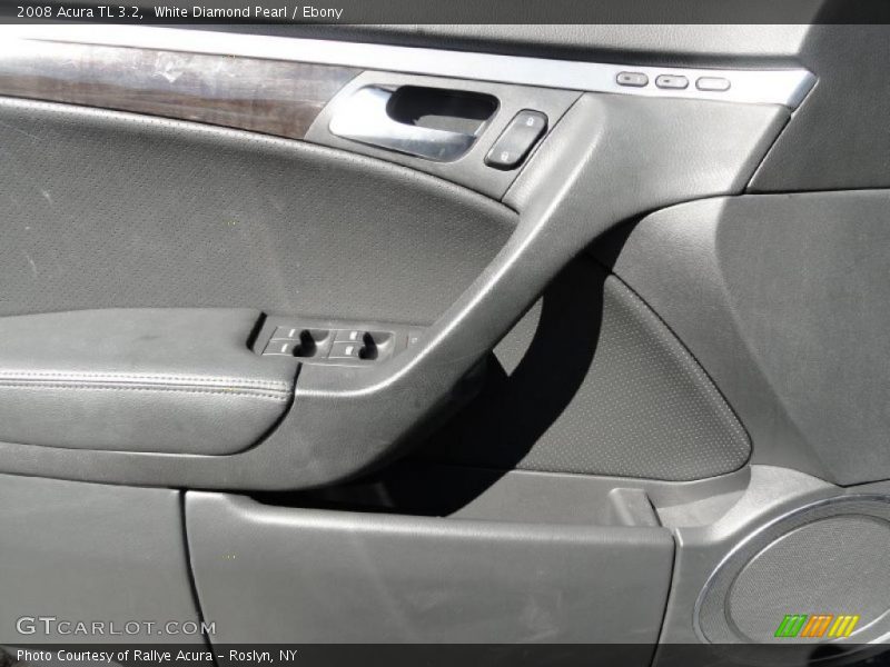 White Diamond Pearl / Ebony 2008 Acura TL 3.2