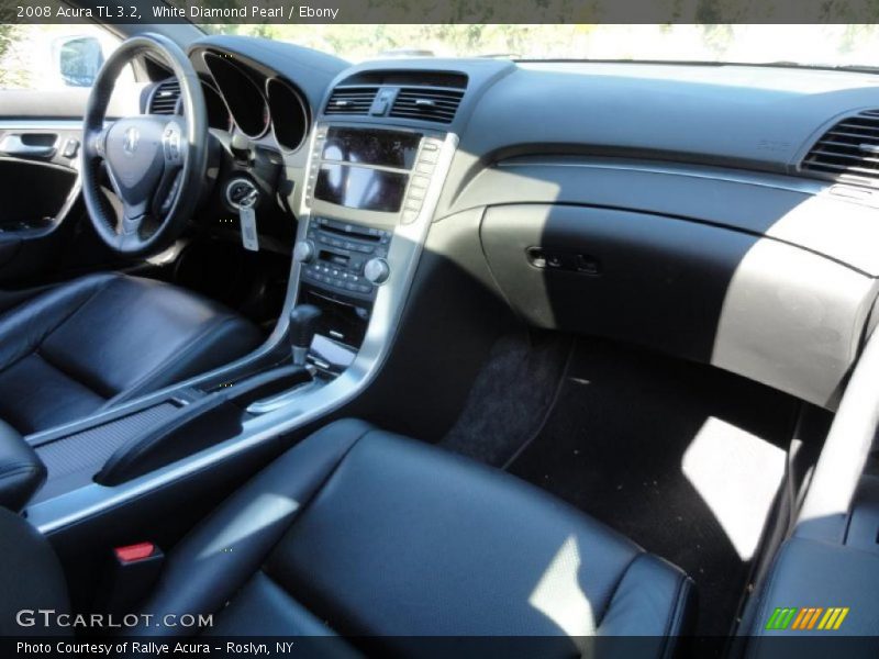 White Diamond Pearl / Ebony 2008 Acura TL 3.2