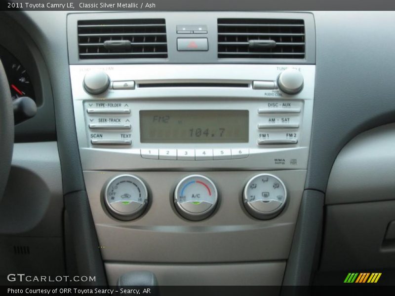 Classic Silver Metallic / Ash 2011 Toyota Camry LE