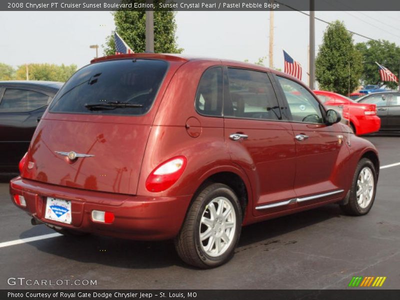 Sunset Crystal Pearl / Pastel Pebble Beige 2008 Chrysler PT Cruiser Sunset Boulevard Edition