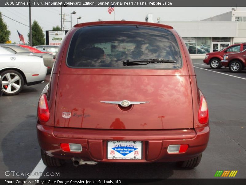 Sunset Crystal Pearl / Pastel Pebble Beige 2008 Chrysler PT Cruiser Sunset Boulevard Edition