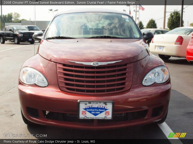 Sunset Crystal Pearl / Pastel Pebble Beige 2008 Chrysler PT Cruiser Sunset Boulevard Edition