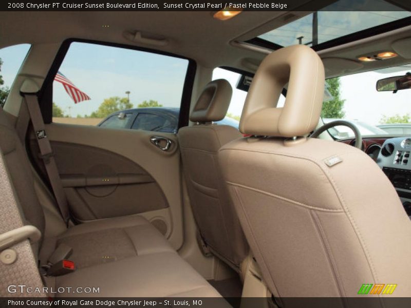 Sunset Crystal Pearl / Pastel Pebble Beige 2008 Chrysler PT Cruiser Sunset Boulevard Edition