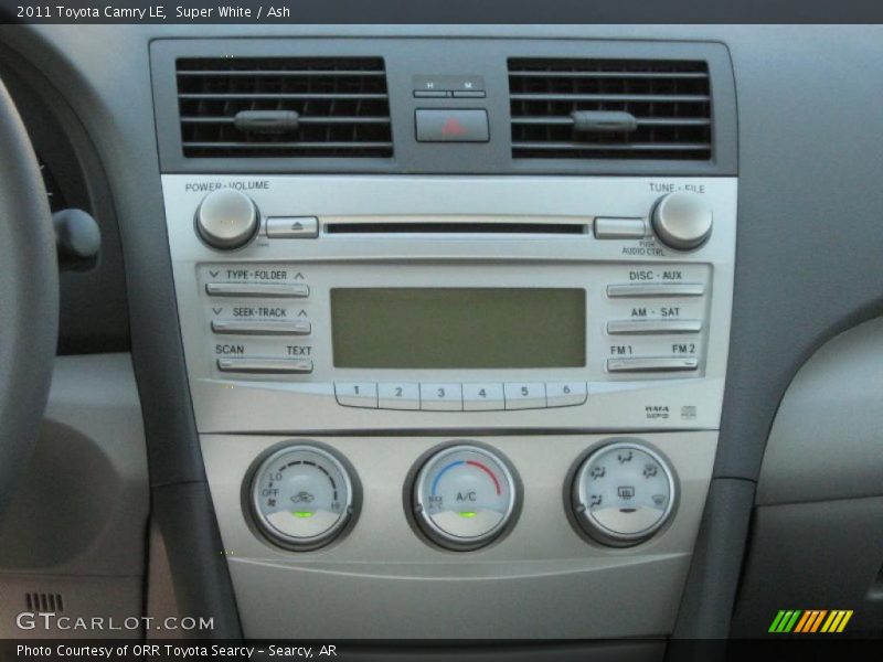 Super White / Ash 2011 Toyota Camry LE