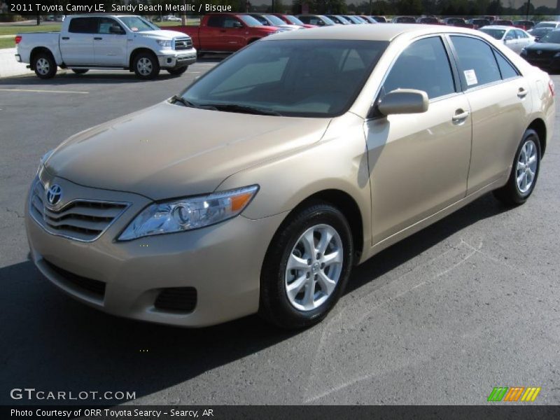 Sandy Beach Metallic / Bisque 2011 Toyota Camry LE