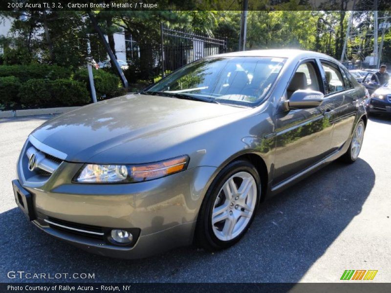 Carbon Bronze Metallic / Taupe 2008 Acura TL 3.2