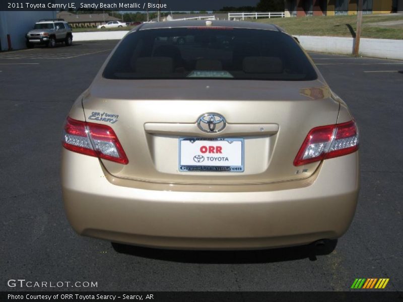 Sandy Beach Metallic / Bisque 2011 Toyota Camry LE