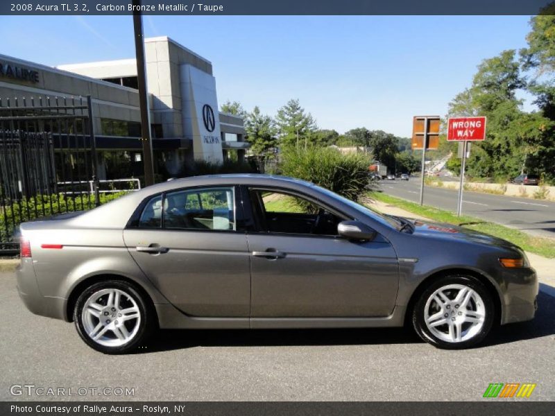 Carbon Bronze Metallic / Taupe 2008 Acura TL 3.2