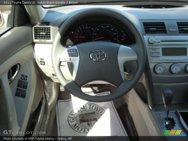 Sandy Beach Metallic / Bisque 2011 Toyota Camry LE