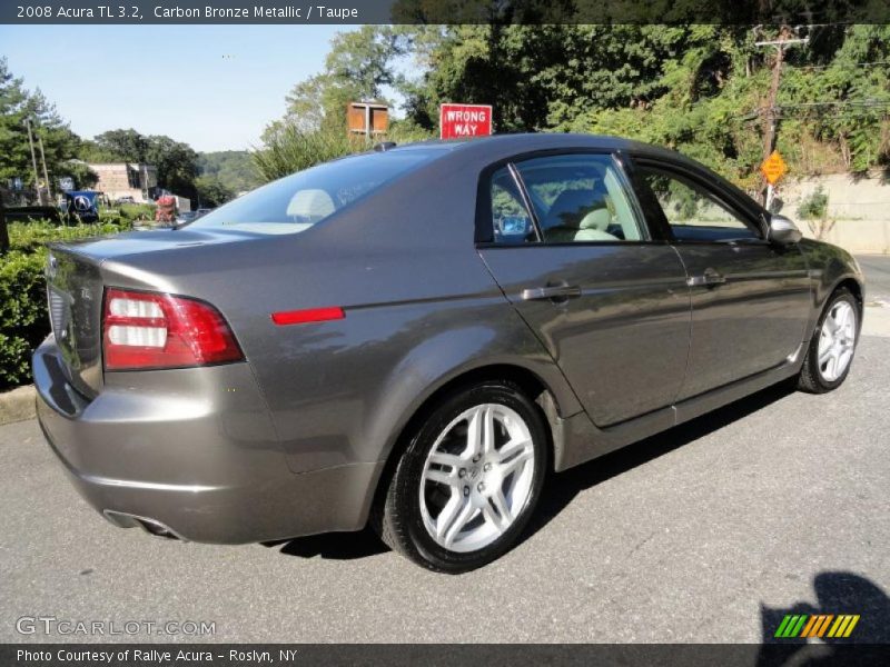 Carbon Bronze Metallic / Taupe 2008 Acura TL 3.2
