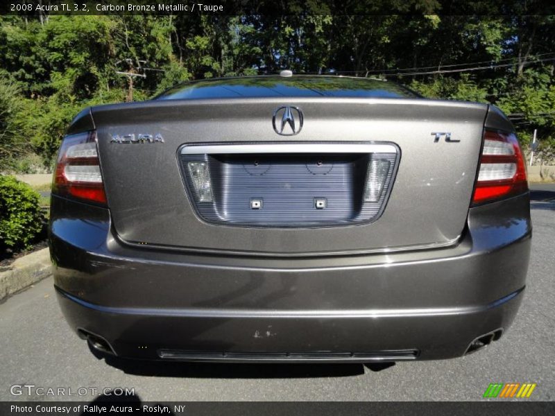 Carbon Bronze Metallic / Taupe 2008 Acura TL 3.2