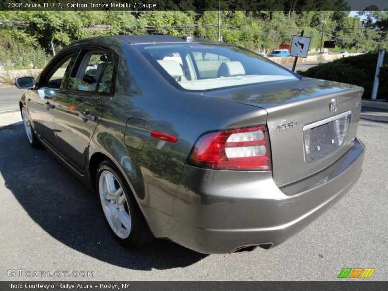 Carbon Bronze Metallic / Taupe 2008 Acura TL 3.2