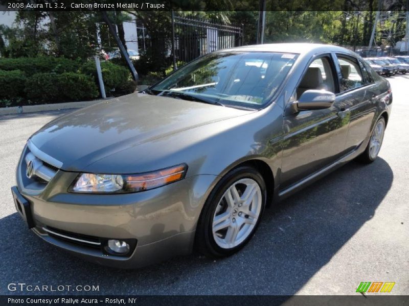 Carbon Bronze Metallic / Taupe 2008 Acura TL 3.2