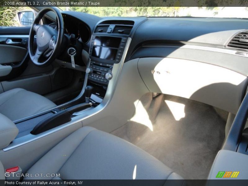 Carbon Bronze Metallic / Taupe 2008 Acura TL 3.2