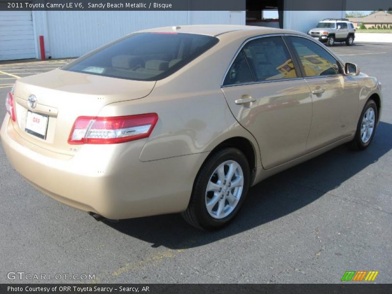 Sandy Beach Metallic / Bisque 2011 Toyota Camry LE V6