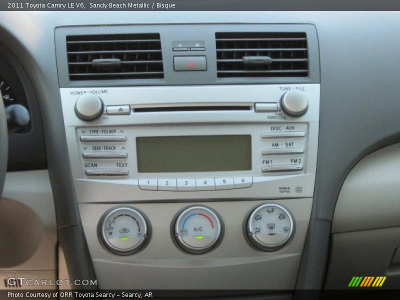 Sandy Beach Metallic / Bisque 2011 Toyota Camry LE V6