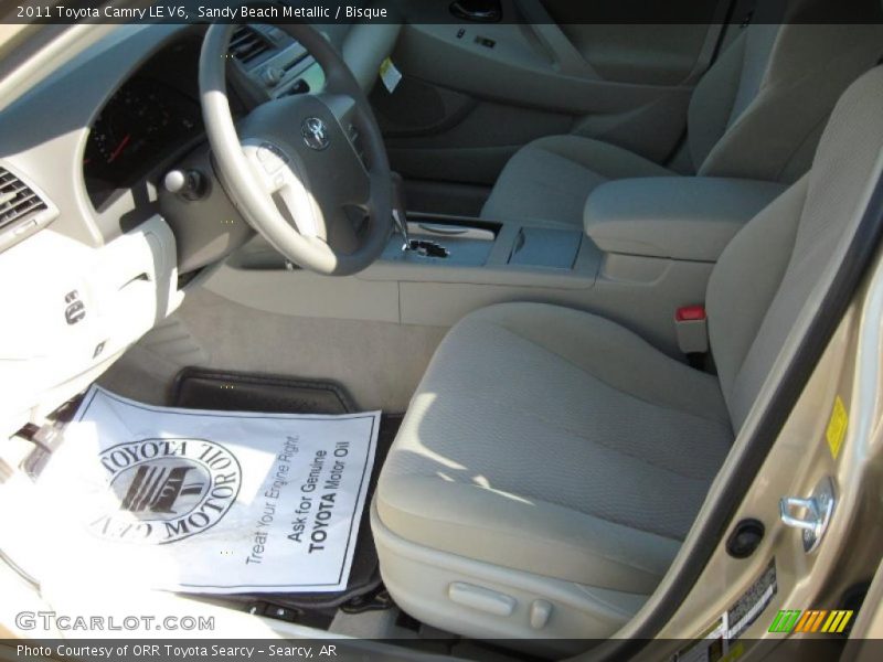 Sandy Beach Metallic / Bisque 2011 Toyota Camry LE V6