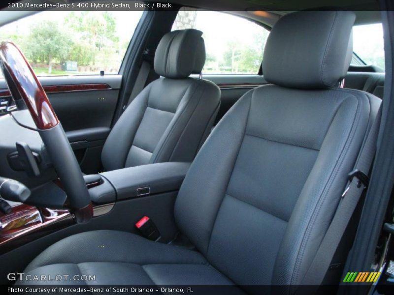 Black / Black 2010 Mercedes-Benz S 400 Hybrid Sedan